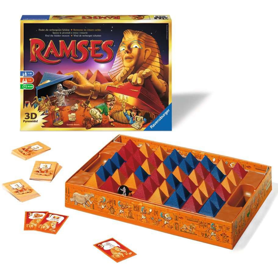 Ravensburger ramses bordspel (meertalig, 1 - 5 spelers, 30 minuten, vanaf 7 jaar)
