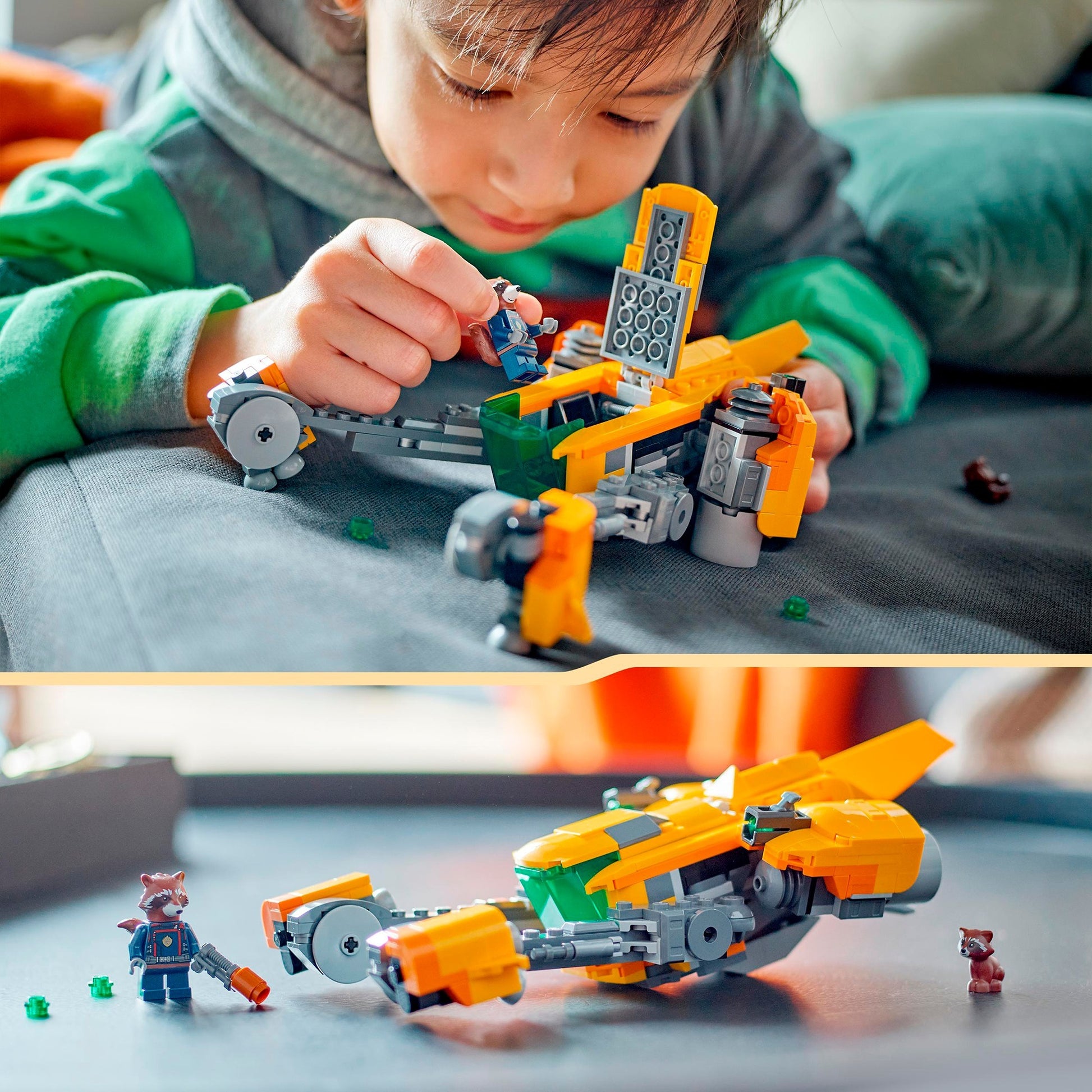 Lego super heroes 76254 het schip van baby rocket