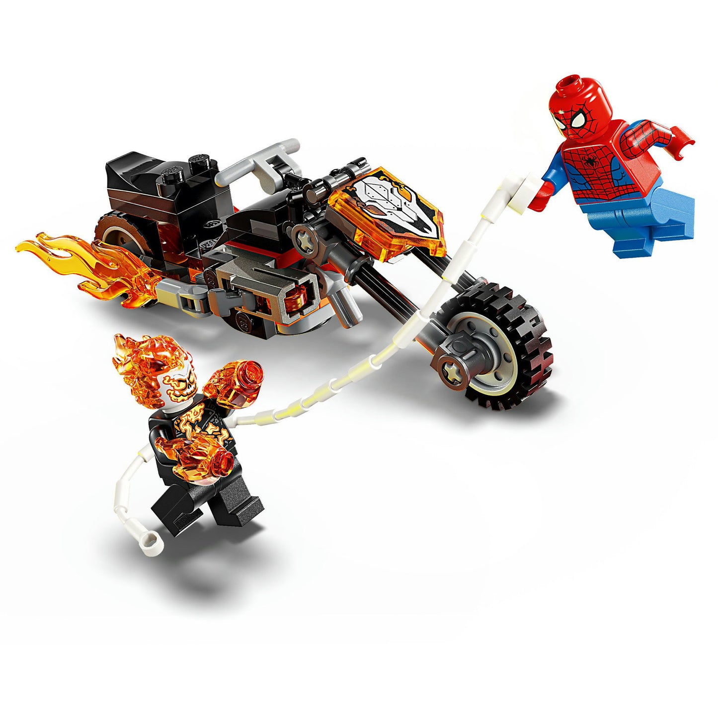 Lego super heroes 76335 marvel spider-man vs. ghost rider motor