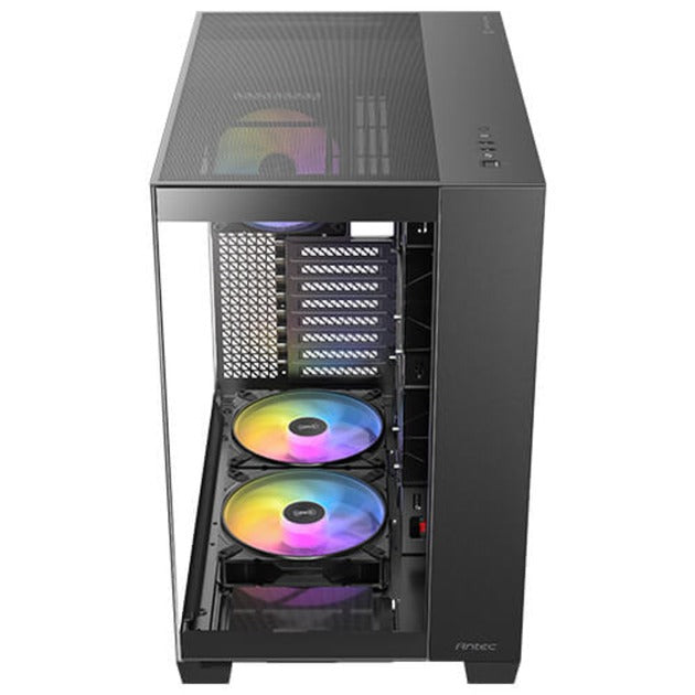 Antec c8 argb midi tower behuizing (zwart | 2x usb-a | 1x usb-c | tempered glass)
