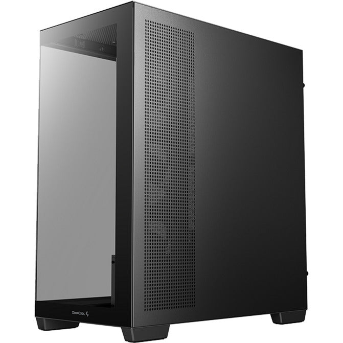 Deepcool cg580 4f v2 midi tower behuizing (zwart | 2x usb-a | 1x usb-c | rgb | tempered glass)
