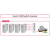 Delock switch usb 2.0 4 port manual usb-switch