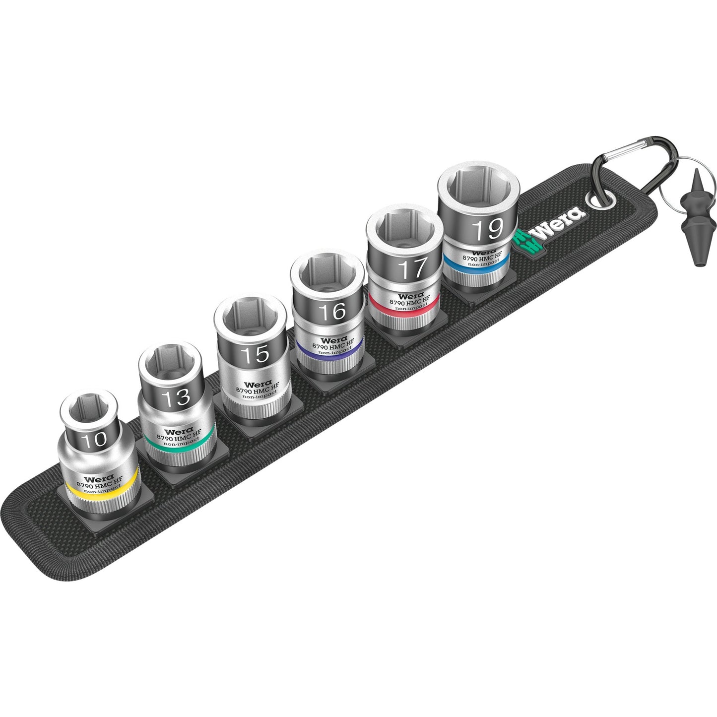 Wera belt c 1 zyklop doppenset, 1 2 dopsleutel (zwart, 7-delig, met vasthoudfunctie)