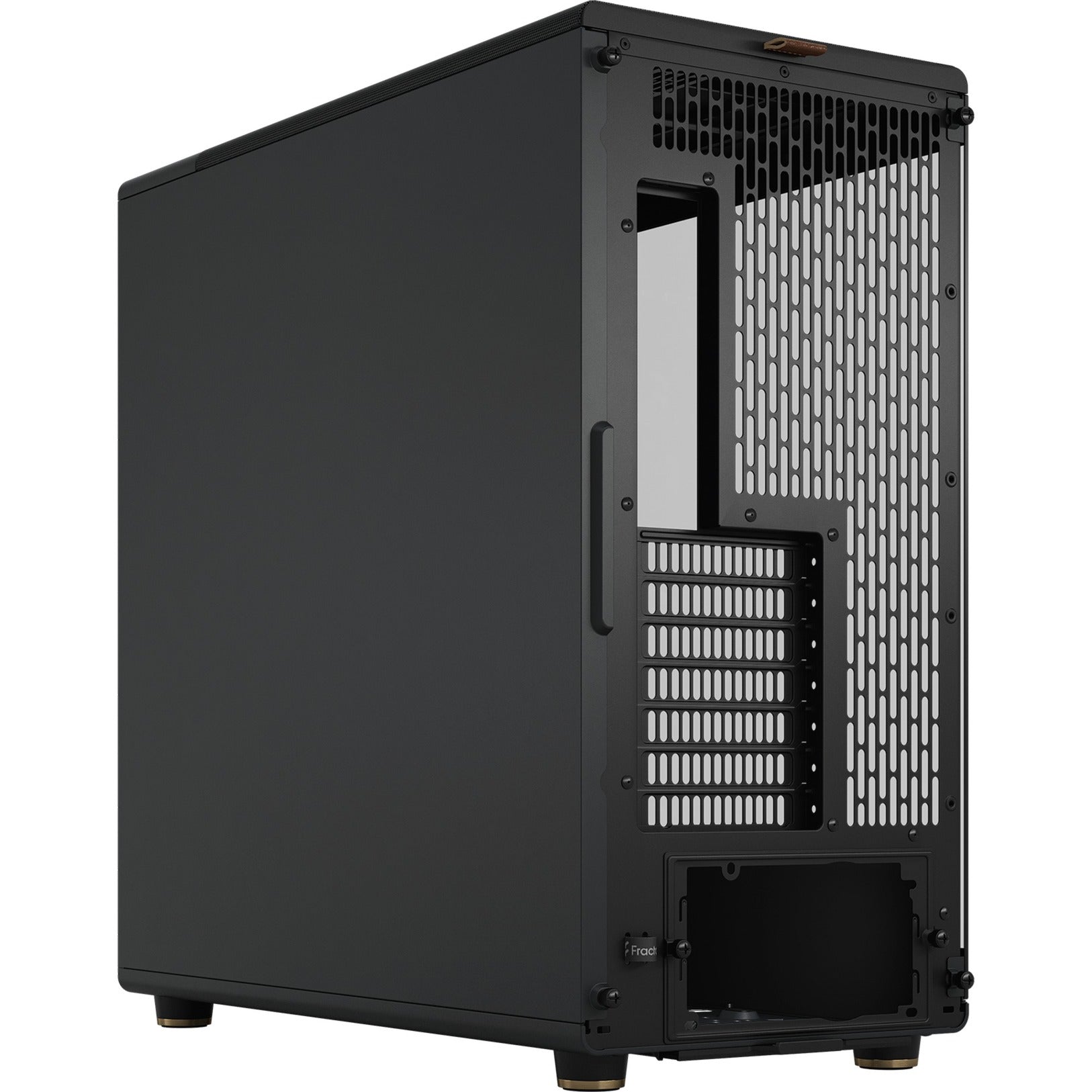 Fractal design north xl midi tower behuizing (zwart houtkleur | 2x usb-a | 1x usb-c | tempered glass)
