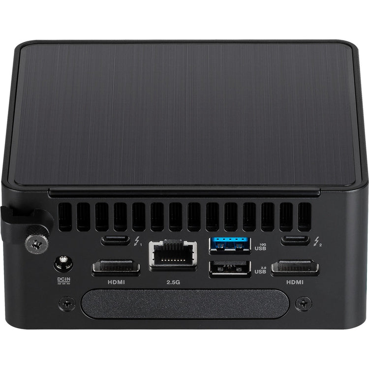 Asus nuc 14 pro tall kit rnuc14rvhi300002i barebone (zwart | core 3 100u | intel graphics)