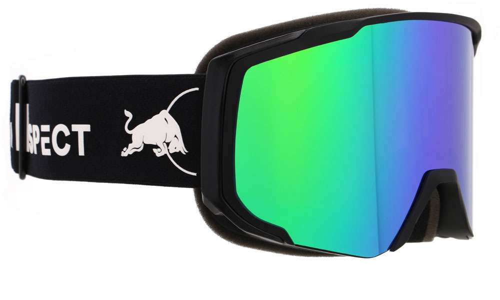 Red bull spect eyewear jibb-03gr3 brown with green mirror - ski goggle