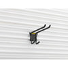 Stanley track wall - dubbele haak houder (zwart)