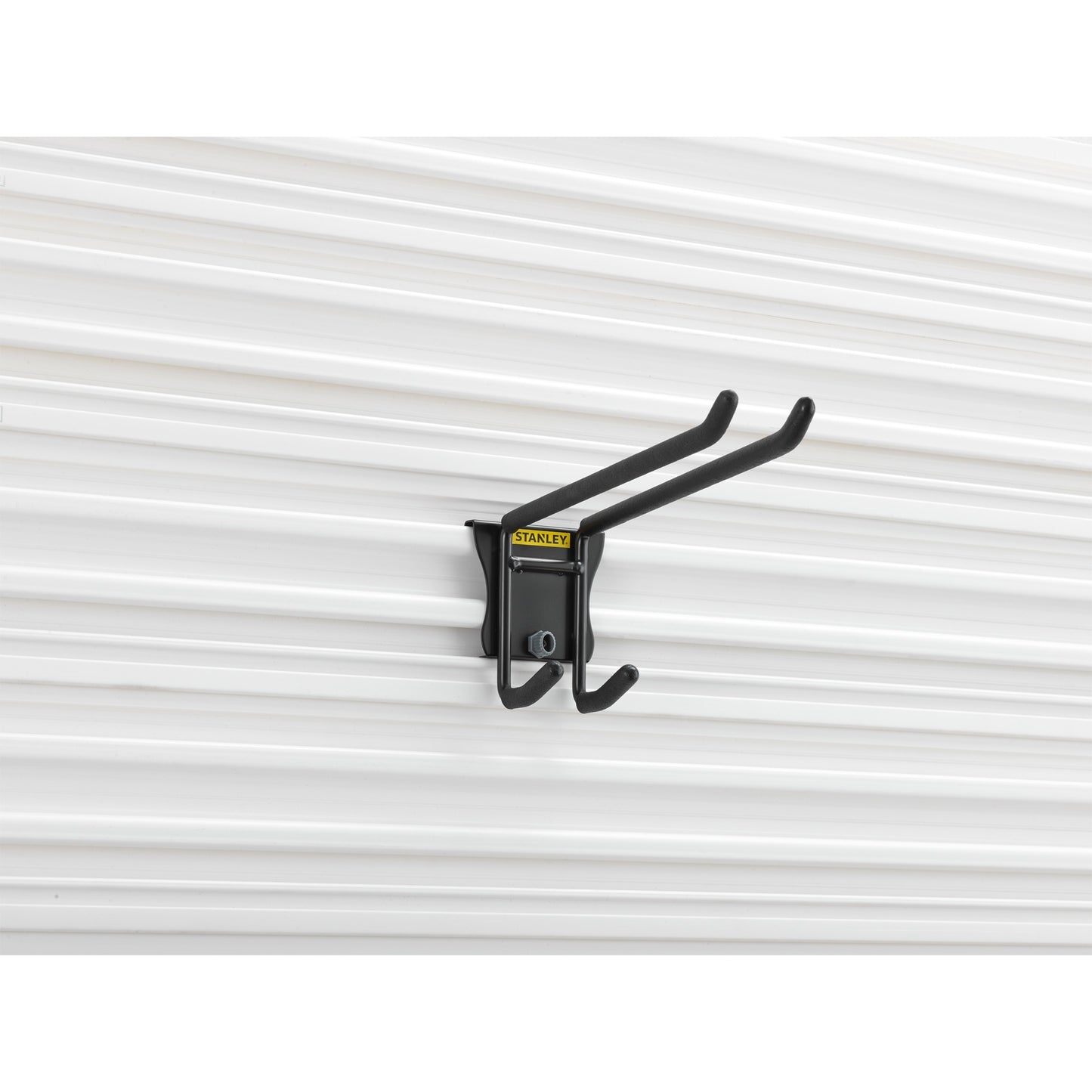 Stanley track wall - dubbele haak houder (zwart)
