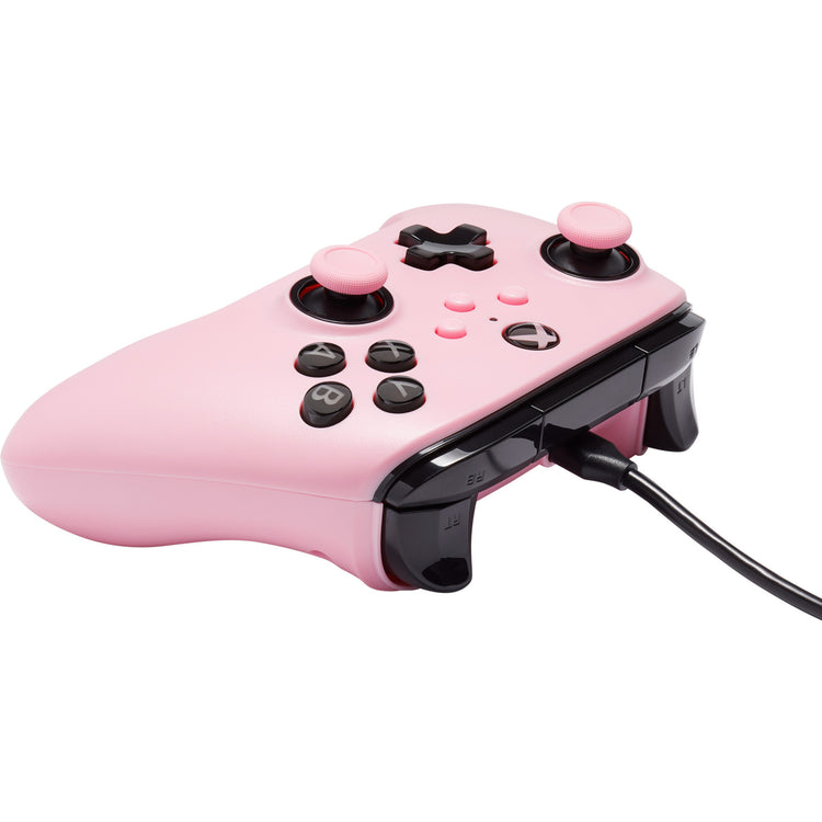 Powera bedrade controller voor xbox series x|s (roze, xbox series x|s, xbox one, pc)