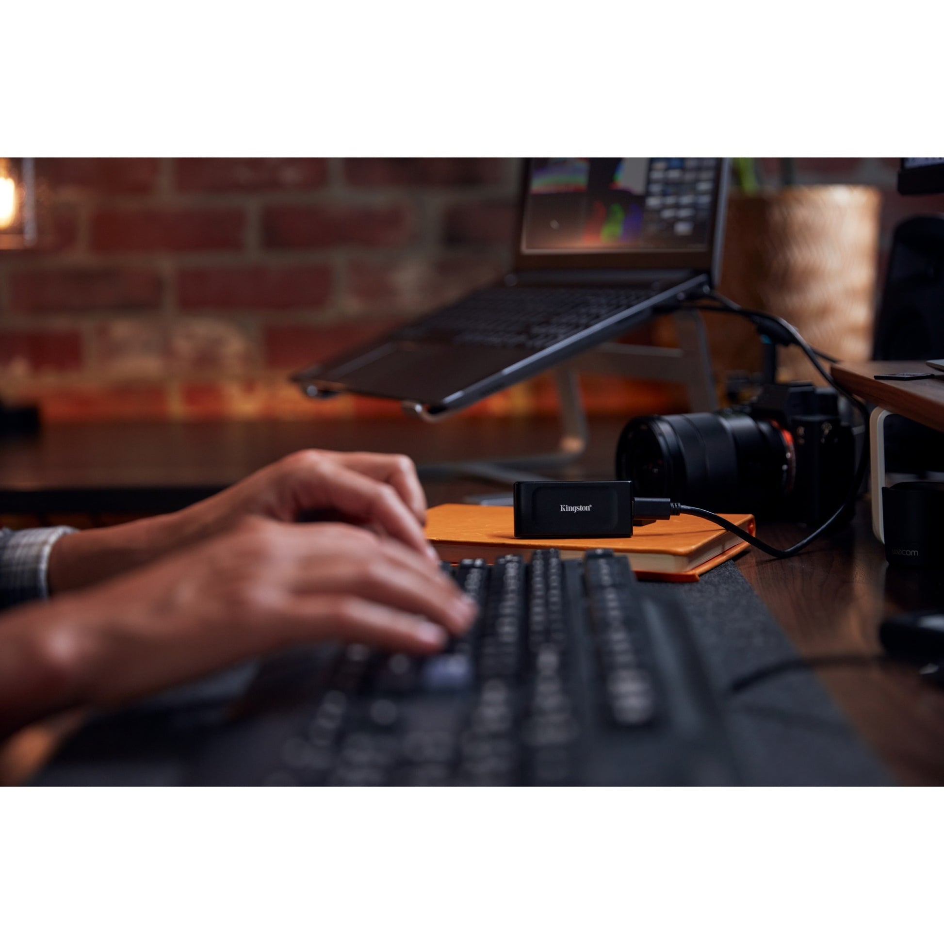 Kingston xs1000 portable 1 tb externe ssd (zwart, sxs1000 1000g, usb-a 3.2 (10 gbit s))