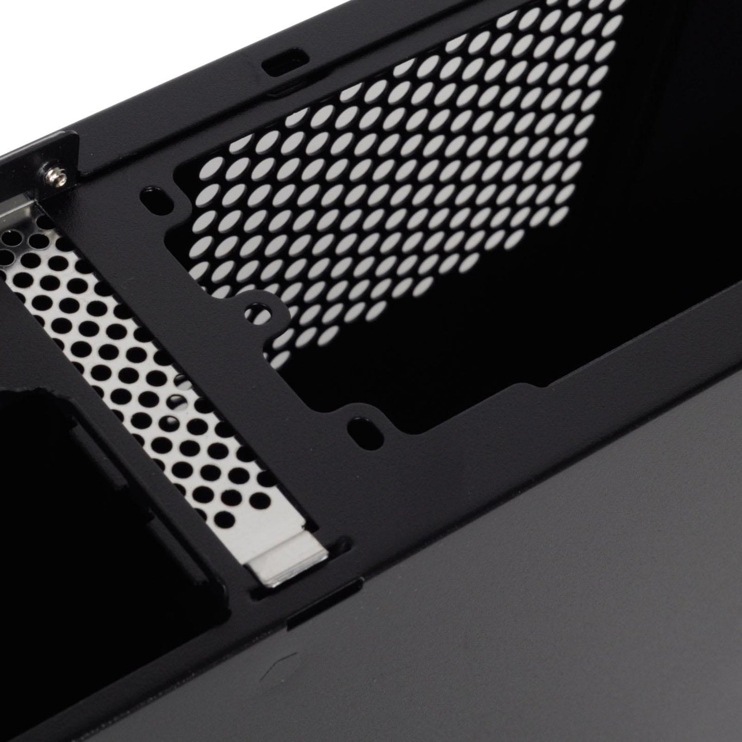 Silverstone milo ml05b htpc behuizing (zwart | 2x usb-a)