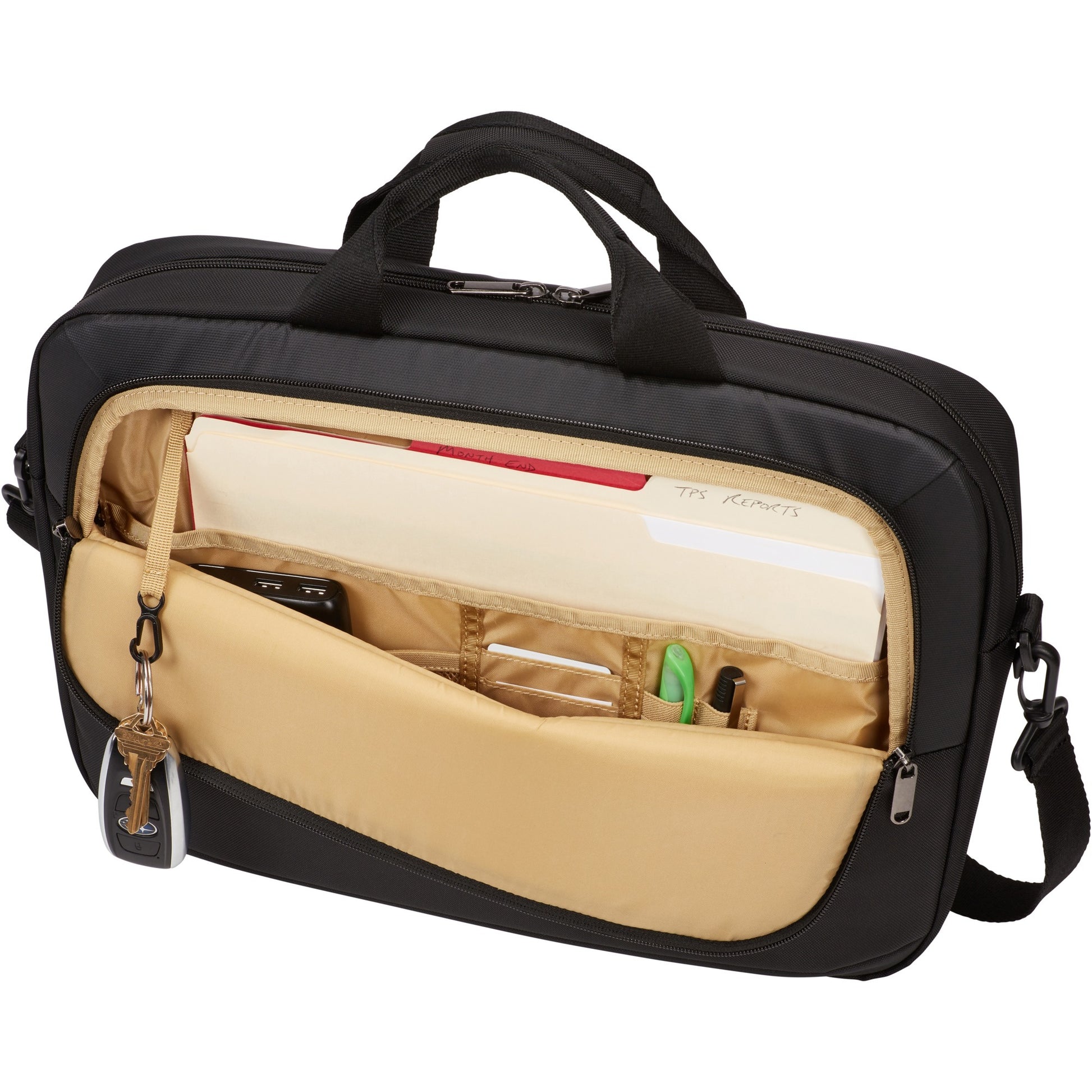 Case logic propel attaché 15.6 laptoptas (zwart, propa-116 black)