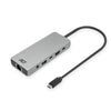 Act connectivity usb-c 4k 8k 60hz dockingstation (grijs)