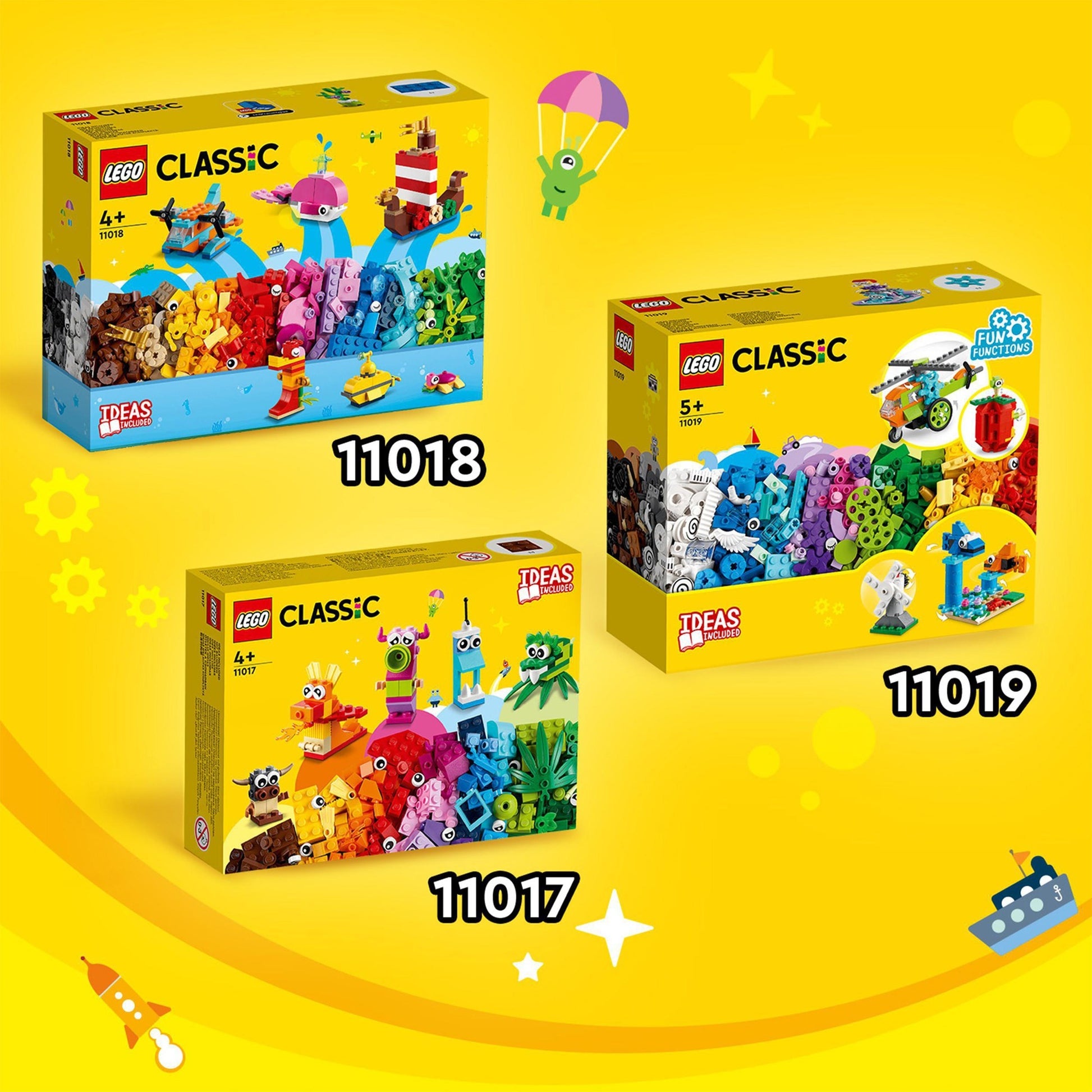 Lego classic - creatief zeeplezier constructiespeelgoed (11018)