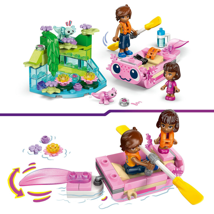 Lego friends axolotl avontuur boot bouwset - speelgoed - 42681