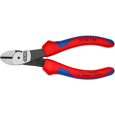 Knipex kracht-zijsnijtang 74 02 140 kniptang (rood)