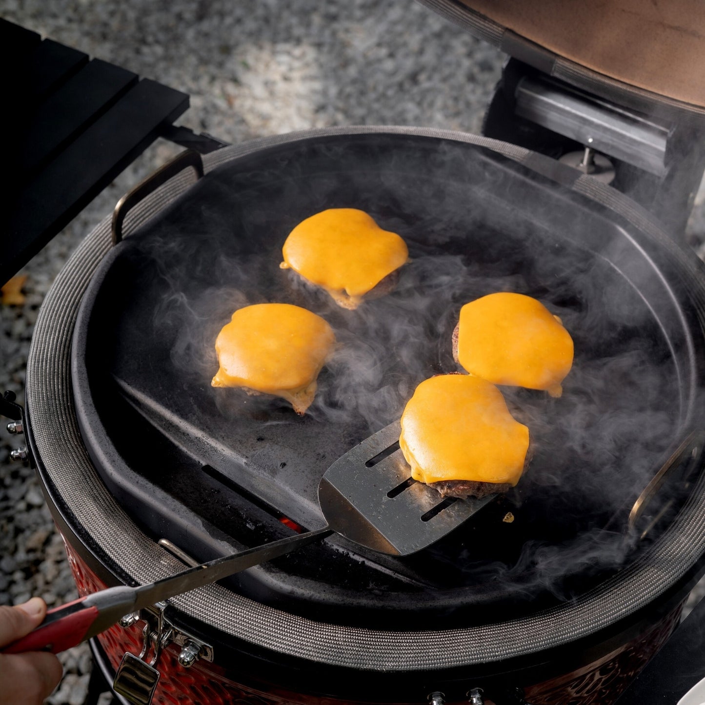 Kamado joe karbon steel griddle grillplaat