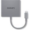 Lenovo usb-c 4 in 1 hub gen2 usb-hub (grijs)