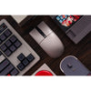 8bitdo retro r8 mouse - n edition (grijs rood, 50 - 26000 dpi, bluetooth usb-c 2.4 ghz)