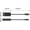 Act connectivity usb-c naar hdmi female adapter (zwart)