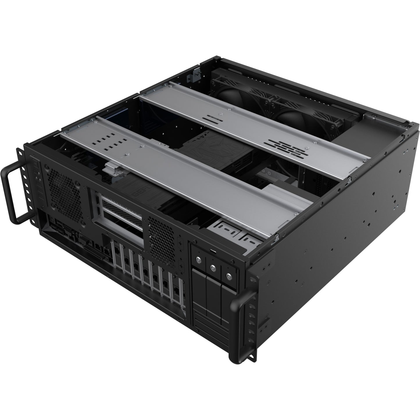 Silverstone rm47-502-i rack behuizing (zwart)