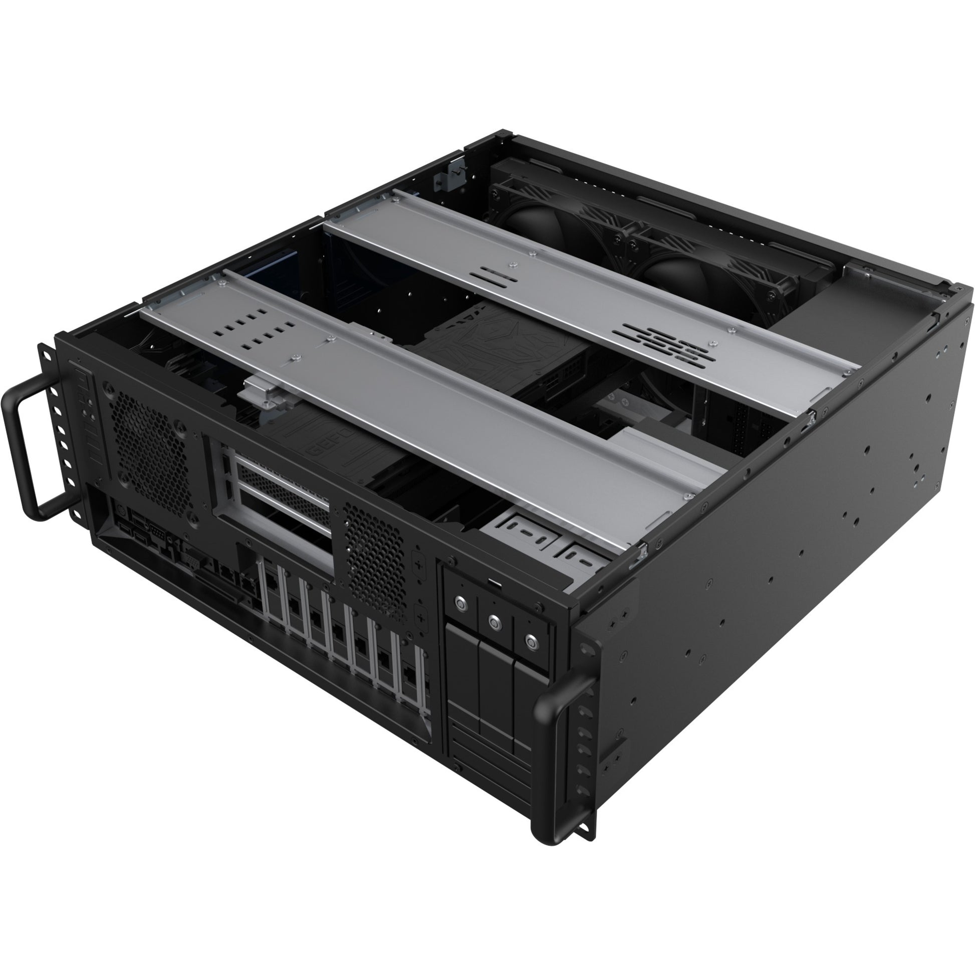 Silverstone rm47-502-i rack behuizing (zwart)
