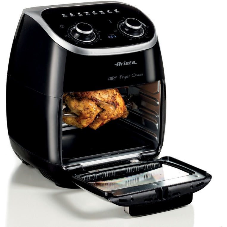 Ariete airy fryer oven 4619 00 heteluchtfriteuse (zwart, 11 liter)