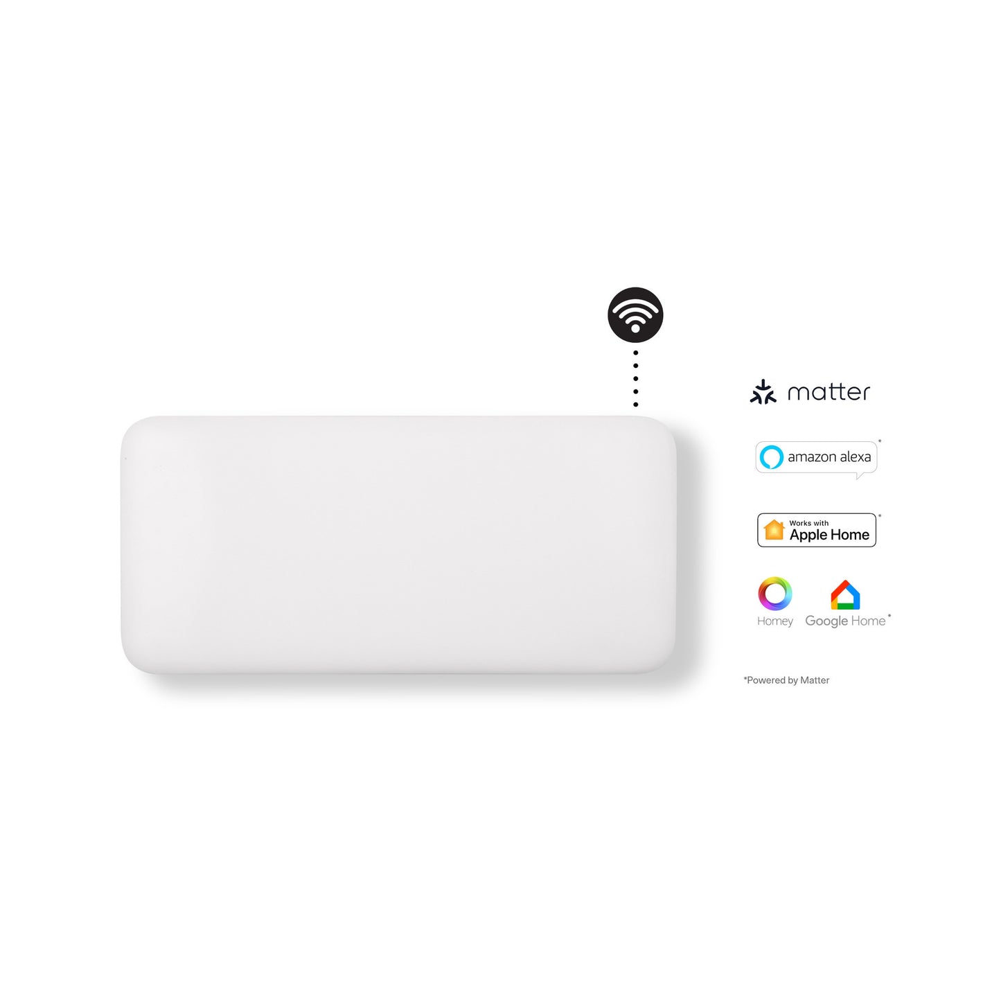 Mill steel wifi paneelverwarming pa1500wifi4a met voet, 1500 watt convector (wit, wifi 2,4 ghz (wifi 6), bluetooth 5.2, zigbee 3.0 + app)