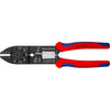 Knipex krimptang 9721215 (rood blauw)