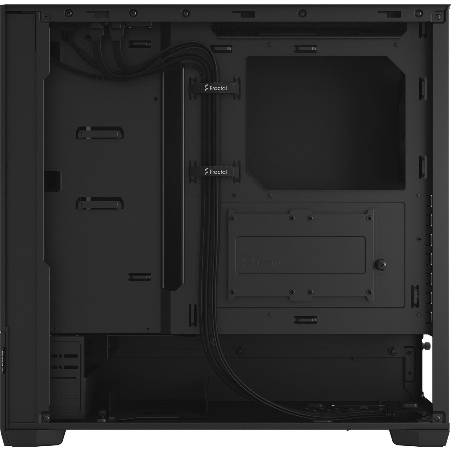 Fractal design pop air midi tower behuizing (zwart | 2x usb-a)