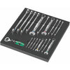 Wera 9700 tool rebel werkplaatswagen 1, 94-delig gereedschapswagen (zwart, incl. 4 schuimrubber inzetstukken met gereedschap)