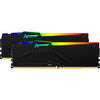 Kingston fury beast rgb 32 gb ddr5-5600 (2x 16 gb) werkgeheugen (zwart, kf556c36bbeak2-32, xmp 3.0, expo)