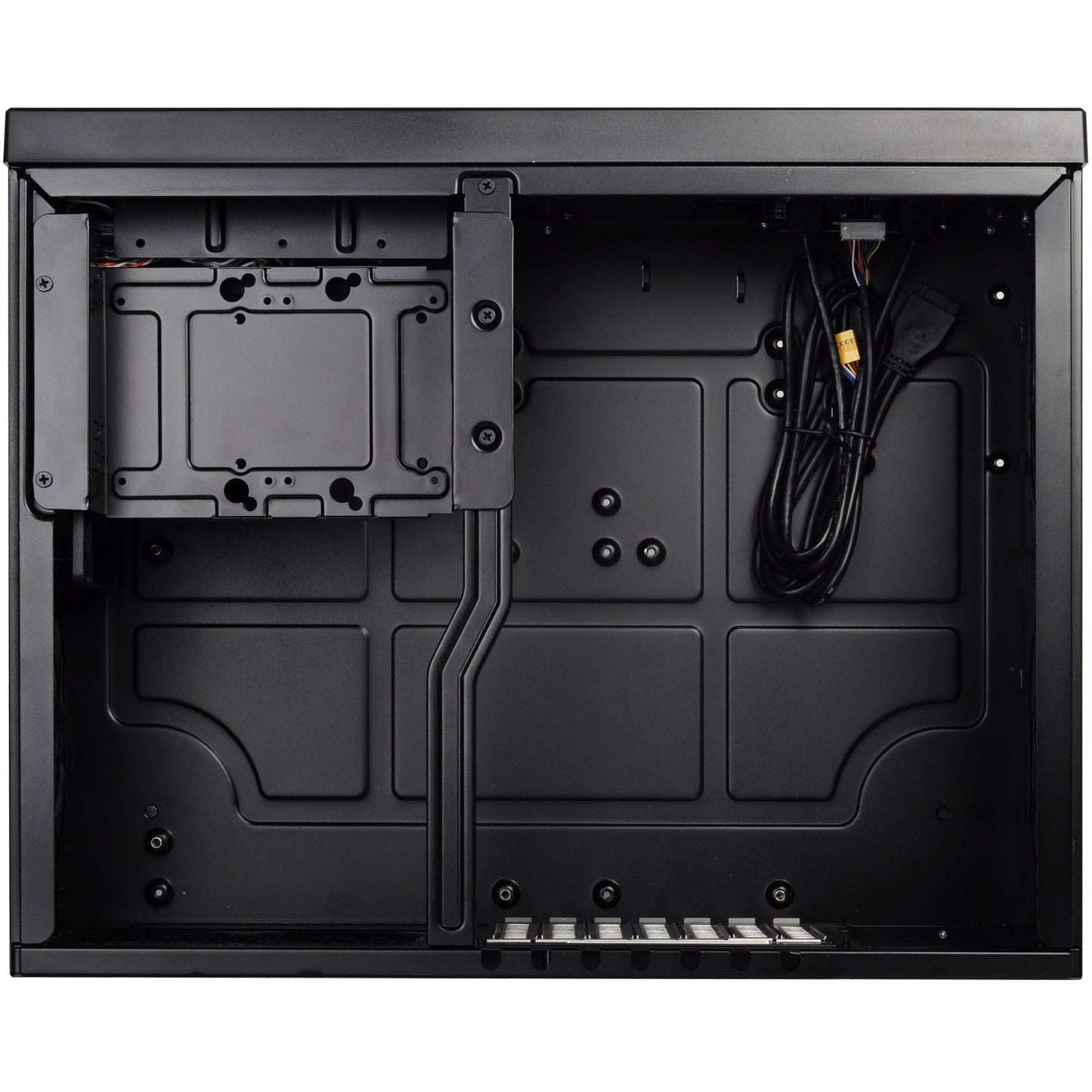 Silverstone sst-gd09b-c htpc behuizing (zwart | 1x usb-a | 1x usb-c)