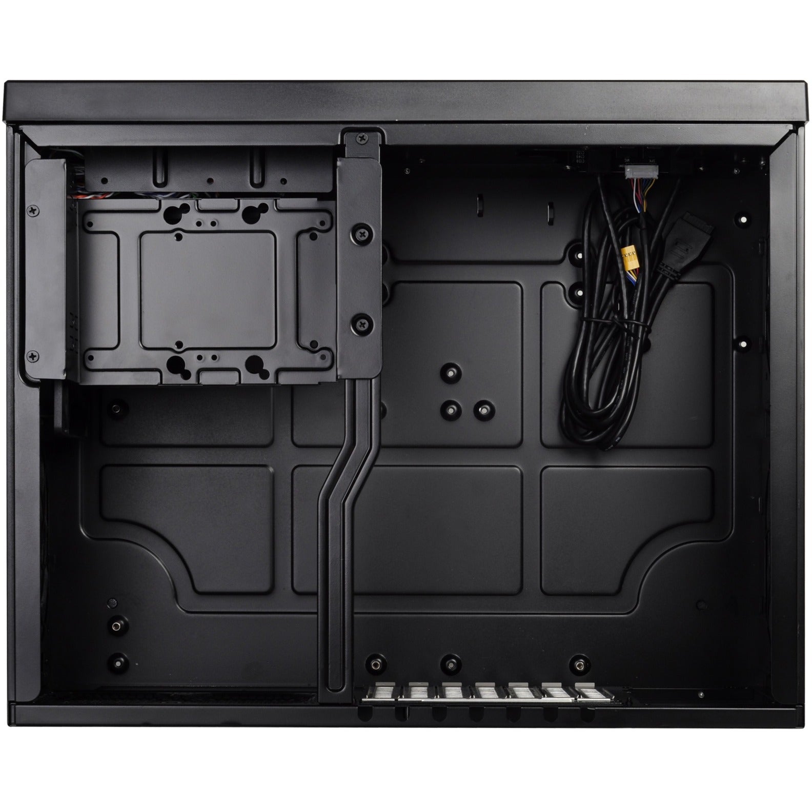 Silverstone sst-gd09b-c htpc behuizing (zwart | 1x usb-a | 1x usb-c)