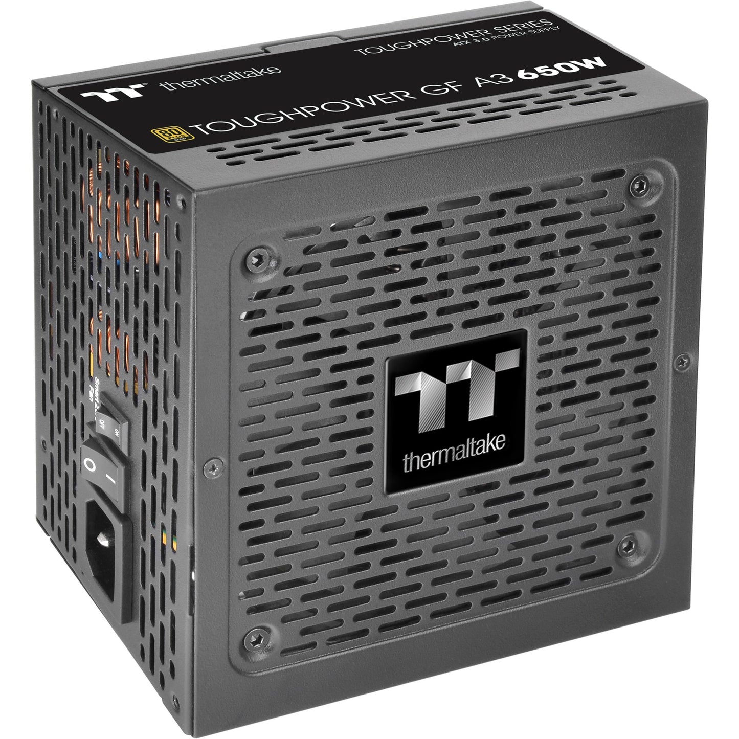 Thermaltake toughpower gf a3 gold - tt premium edition modulaire 650 watt voeding (zwart, 4x pcie)