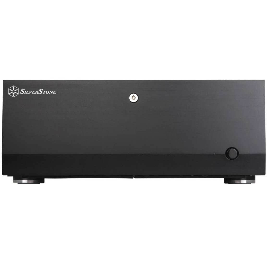 Silverstone sst-gd07b-c htpc behuizing (zwart | 1x usb-a | 1x usb-c)