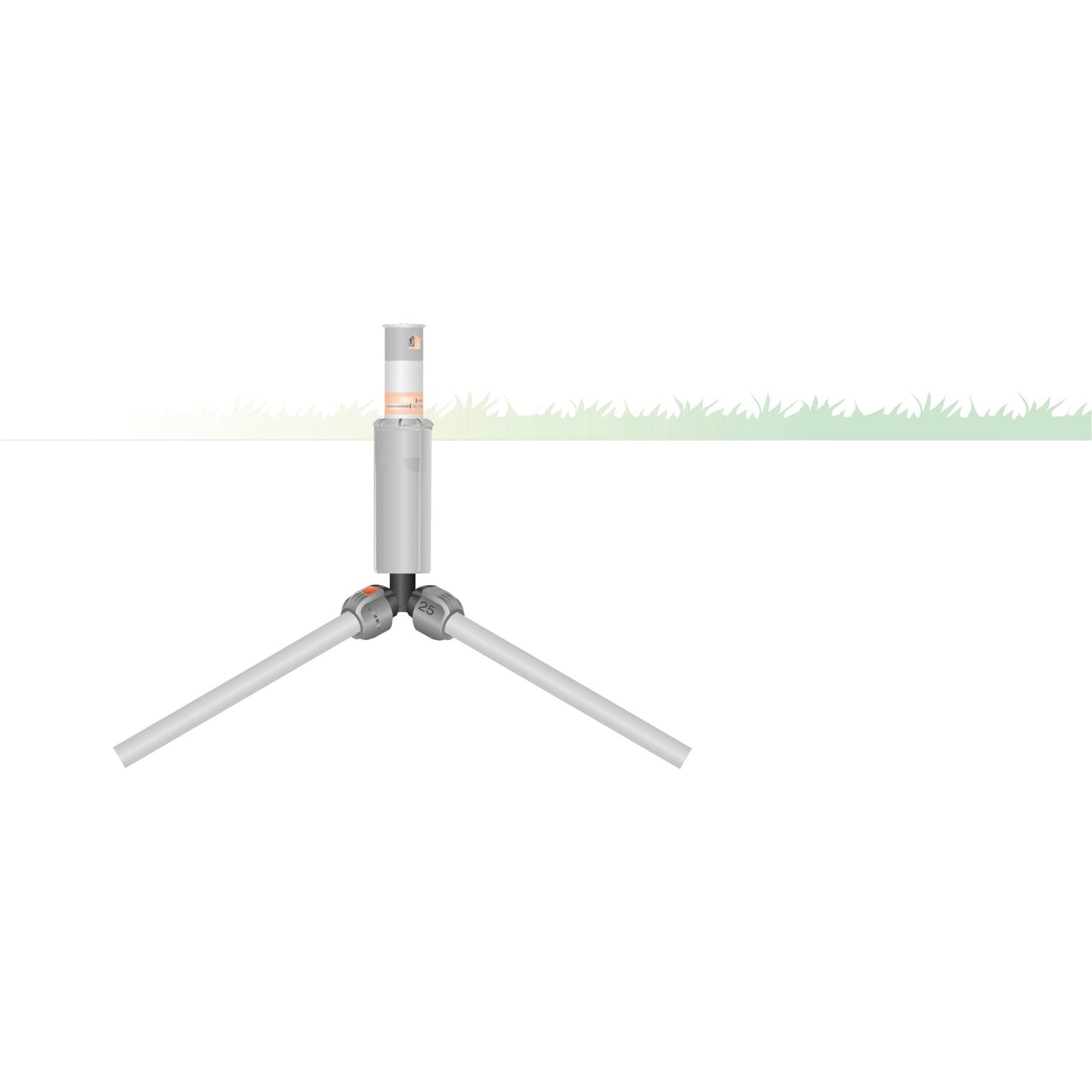 Gardena sprinklersysteem - l-stuk 25mm x 1 2'' buitendraad