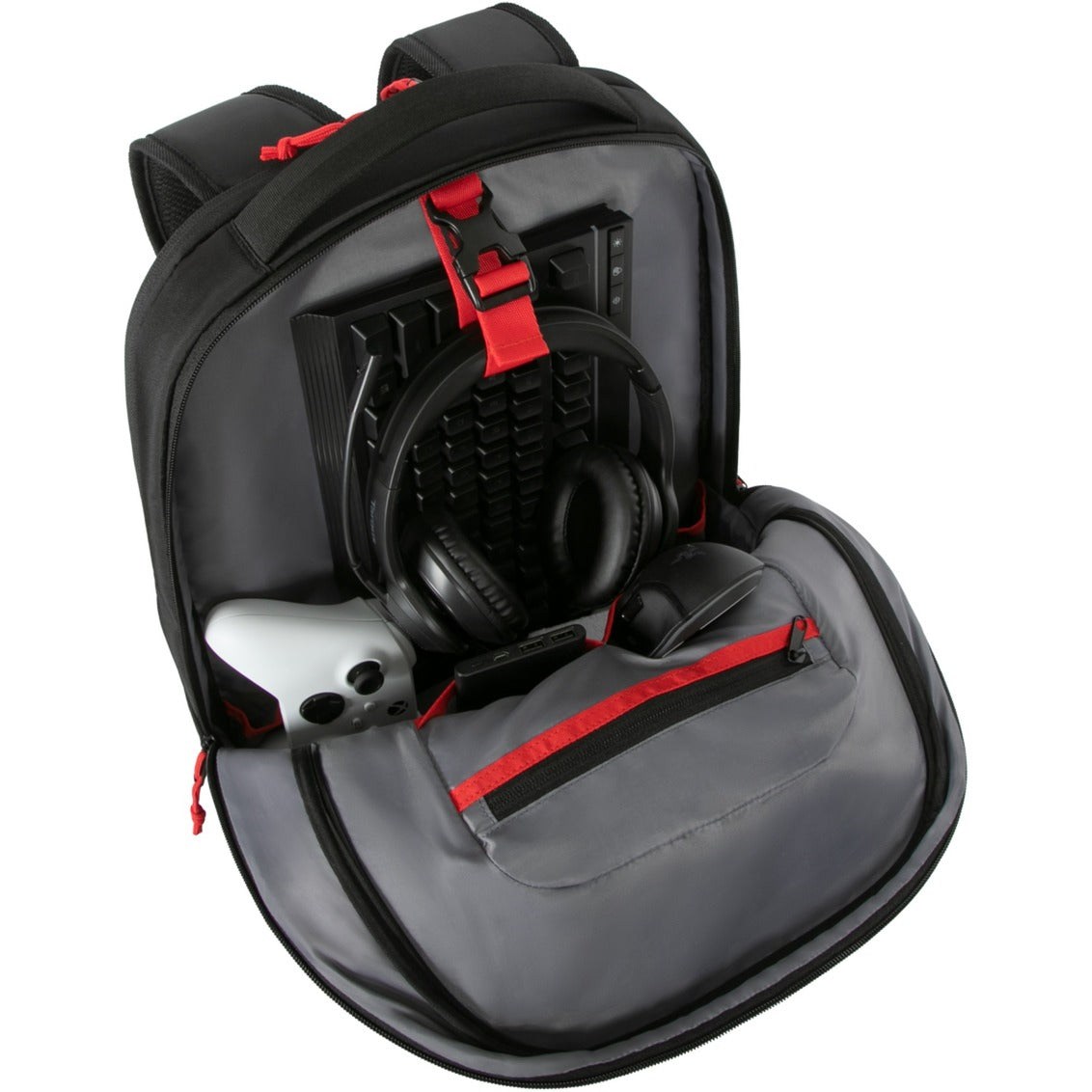 Targus 17.3” strike ii gaming backpack rugzak (zwart)