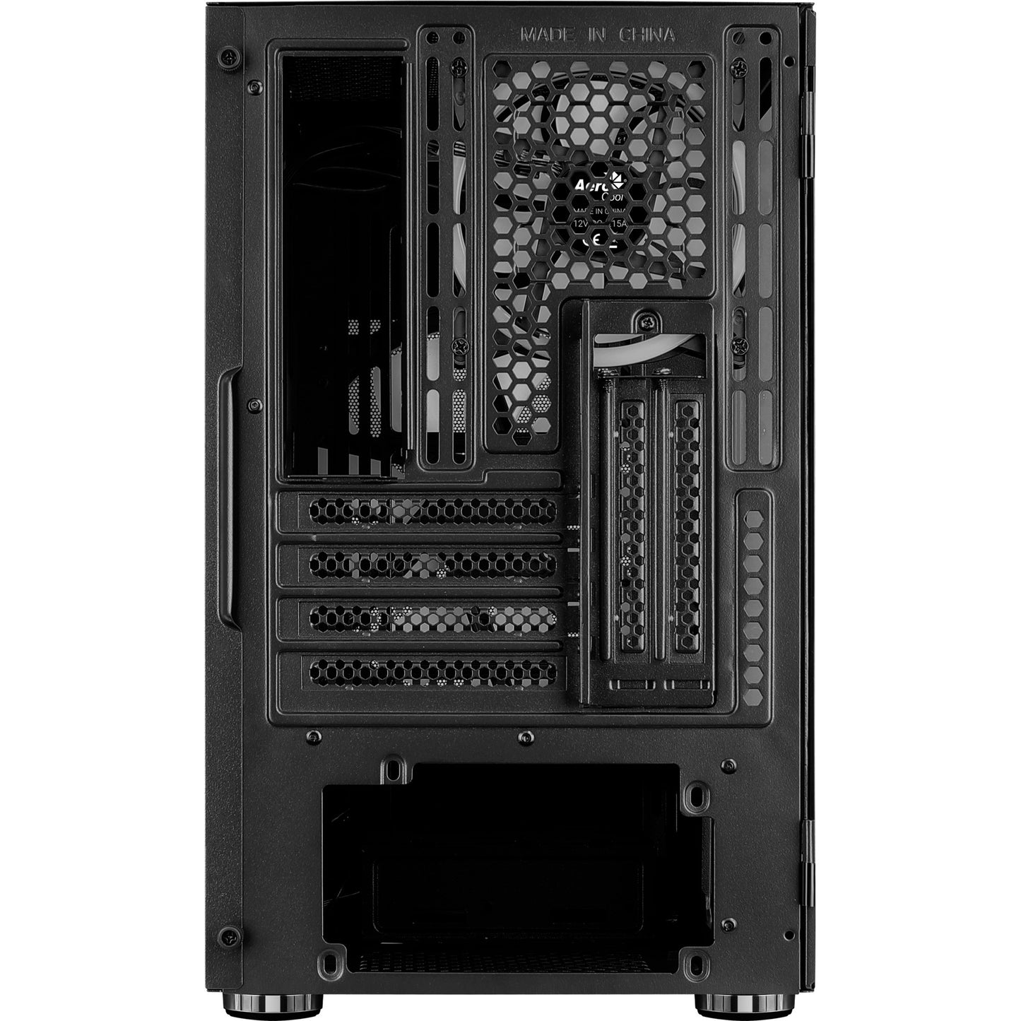 Aerocool atomic v2 mini tower behuizing (zwart | 2x usb-a | window)