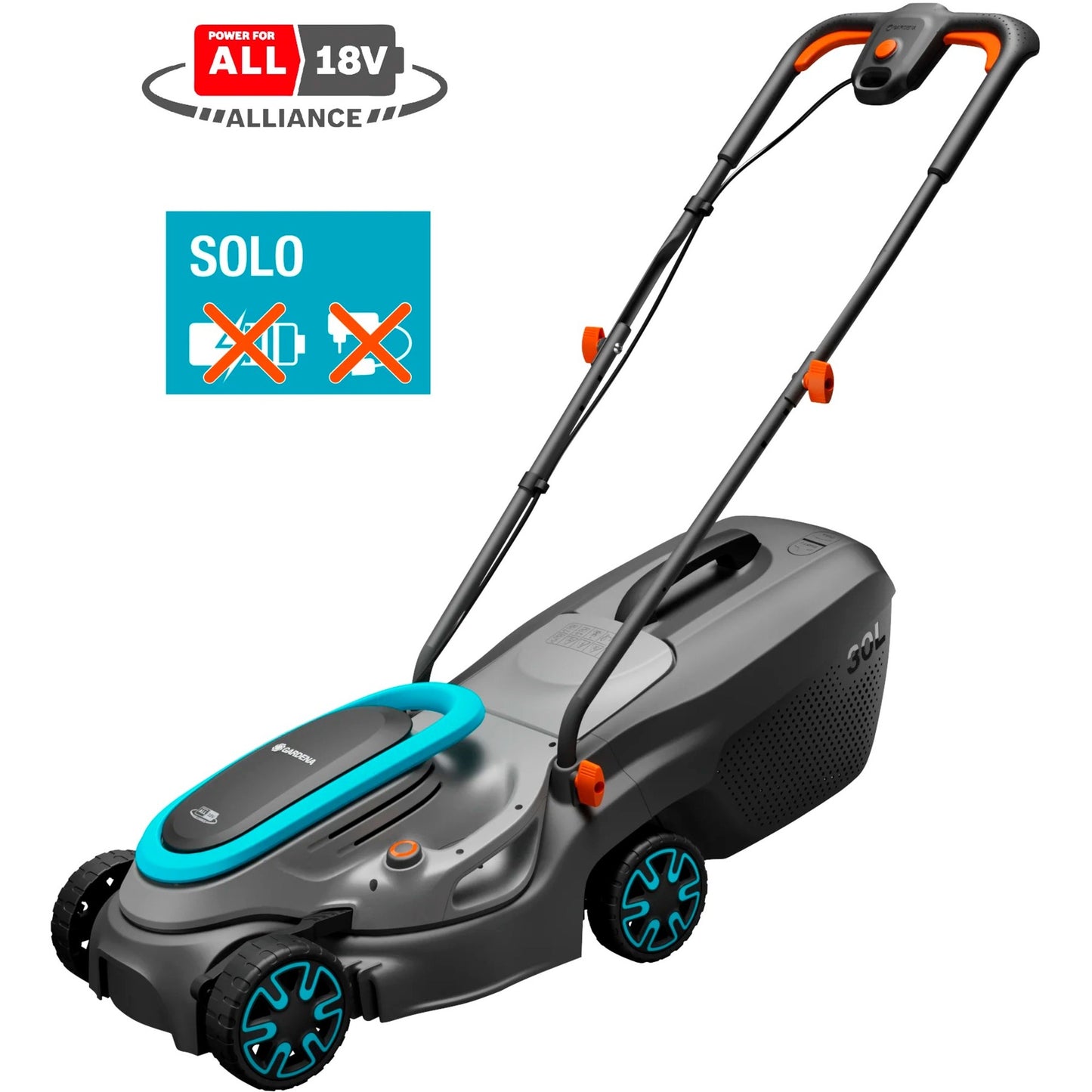 Gardena powermax 32 18v p4a solo grasmaaier accu zonder accu, zonder lader 18 v snijbreedte max. 320 mm