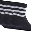 Adidas 3 stripe c spw mid - socks (3-pack)