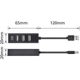 Act connectivity usb hub mini 4 port usb-hub (zwart) - afbeelding 2