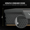 Corsair vengeance 32 gb ddr5-4800 (2x 16 gb) werkgeheugen (zwart, cmk32gx5m2a4800c40, xmp 3.0)