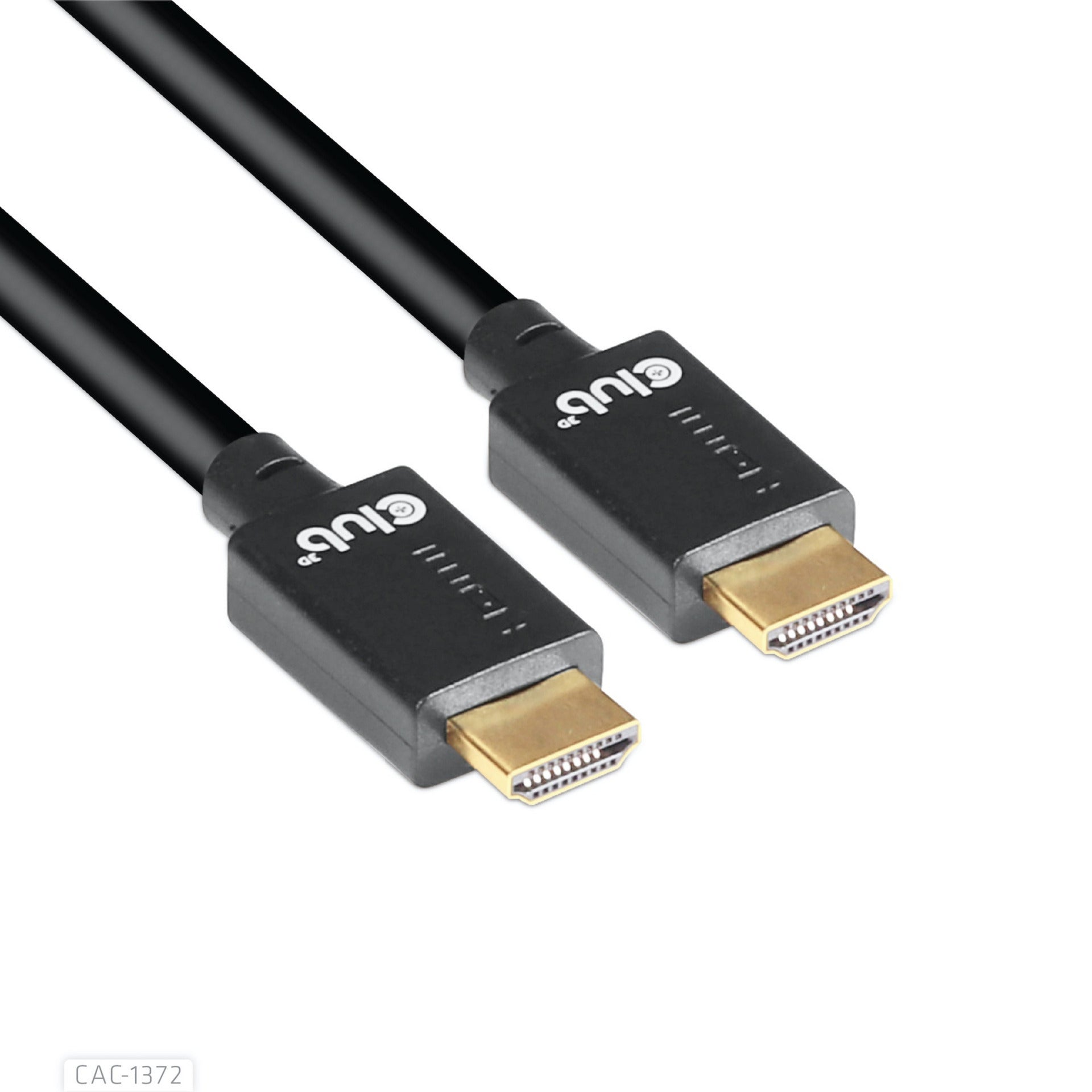 Club 3d gecertificeerde ultra high speed hdmi 2.1 kabel (zwart, 2 meter, 8k)