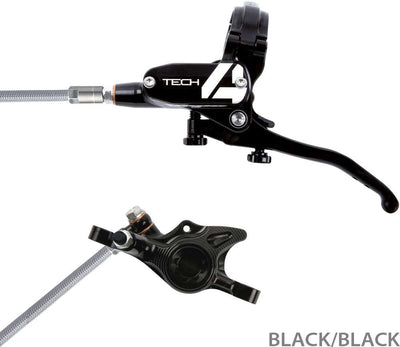 Hope tech 4 x2 steel braided disc brake - lever left