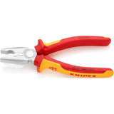Knipex kombi-tang 03 06 200 vde combinatietang (rood geel, 200mm) - afbeelding 3