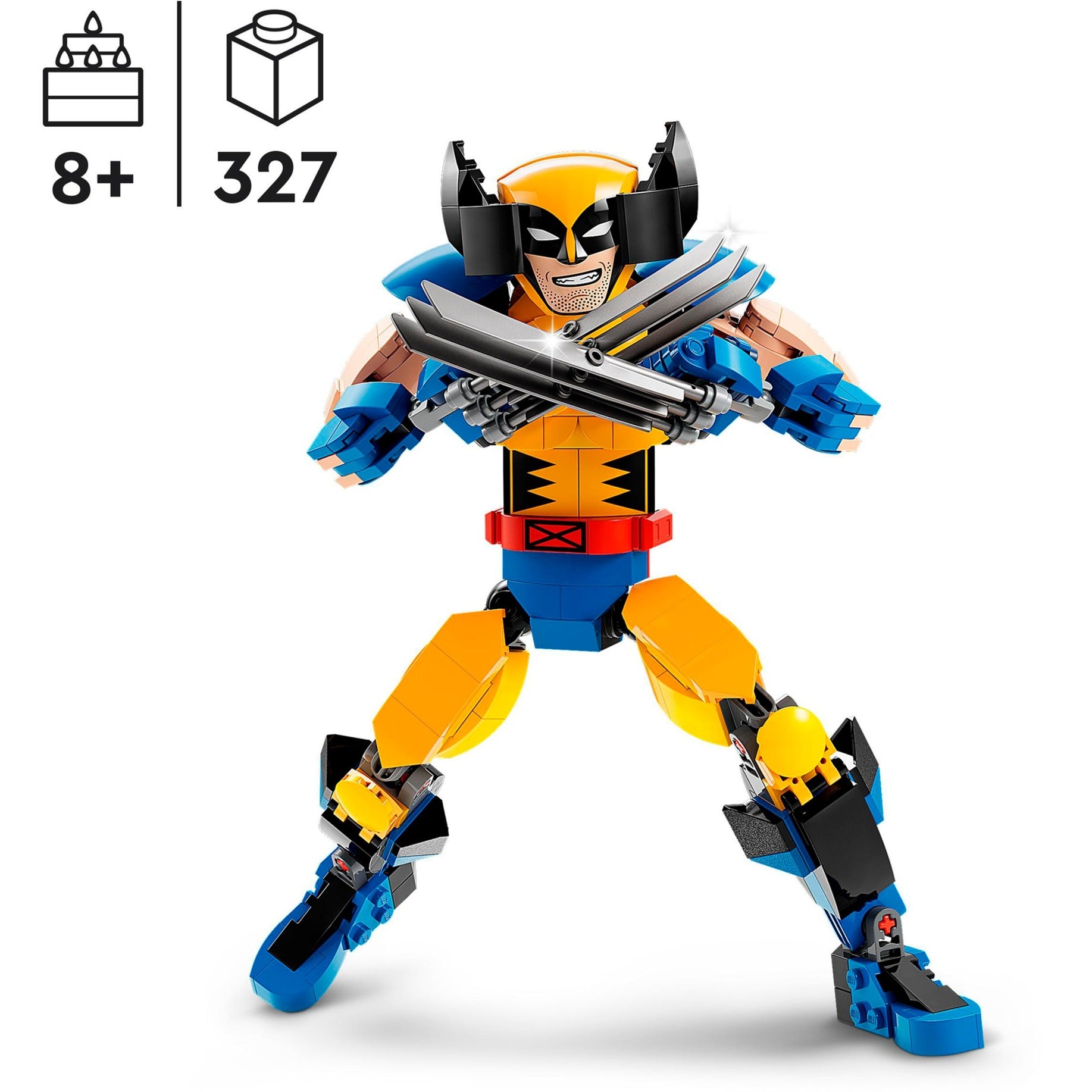 Lego marvel - wolverine bouwfiguur constructiespeelgoed (76257)