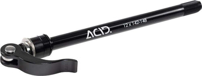 Acid thru axle for bicycle trailer