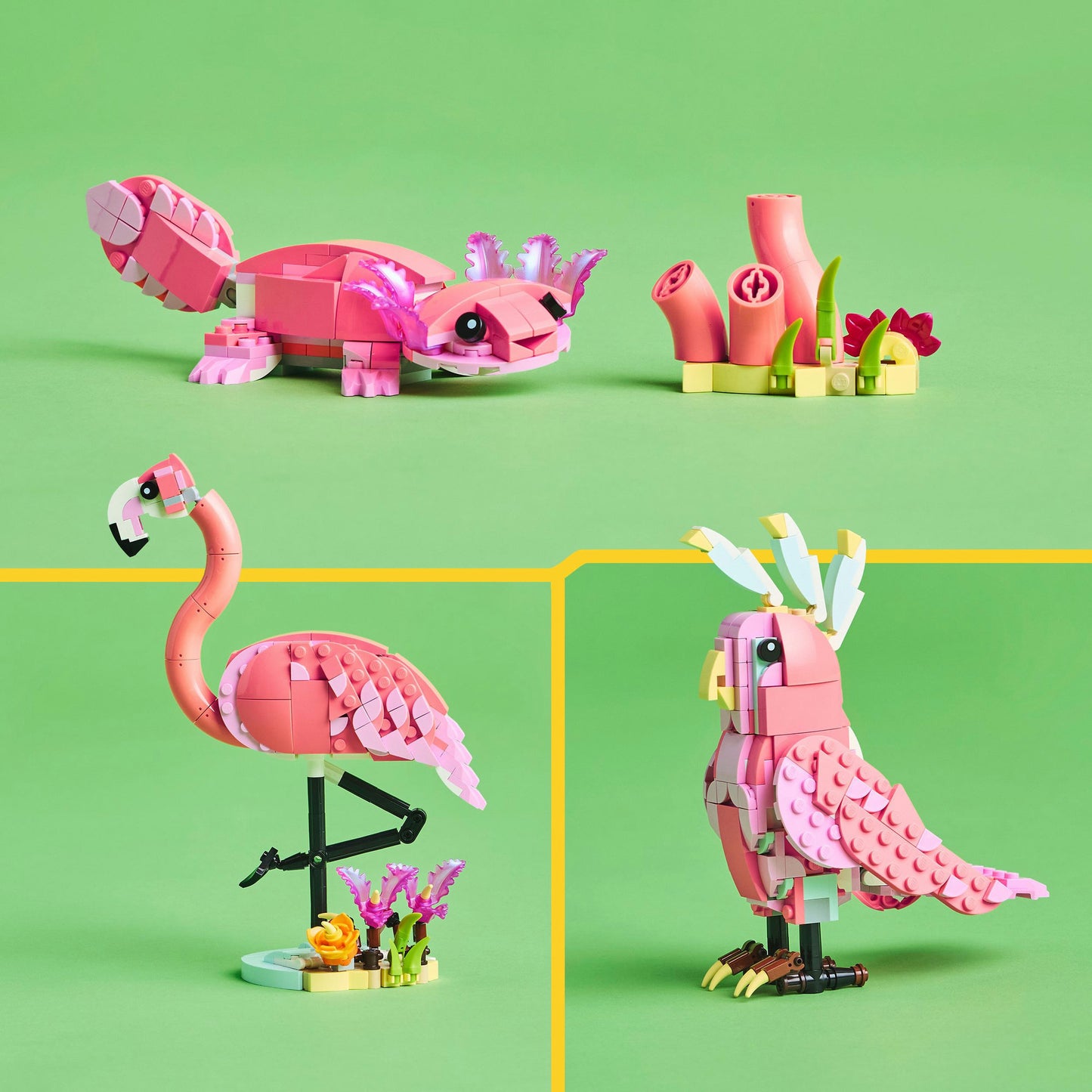Lego ® creator 3in1 wilde dieren: roze flamingo set - 31170