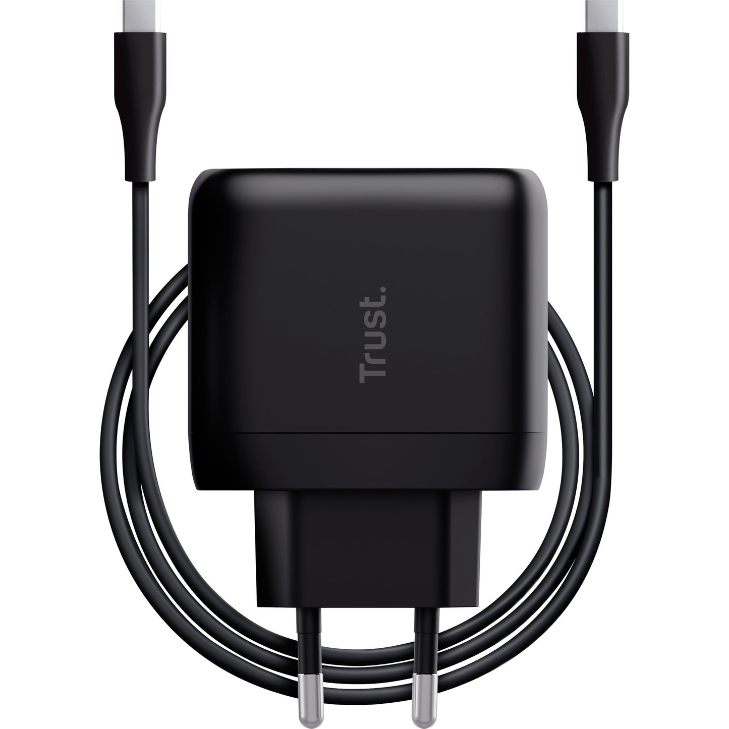 Trust maxo usb-c-oplader van 65 w (zwart)
